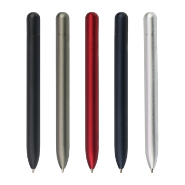 Special Design Luxury Christmas Gift Pen Metal Ball Pen Without Clip Twist By Single Hand